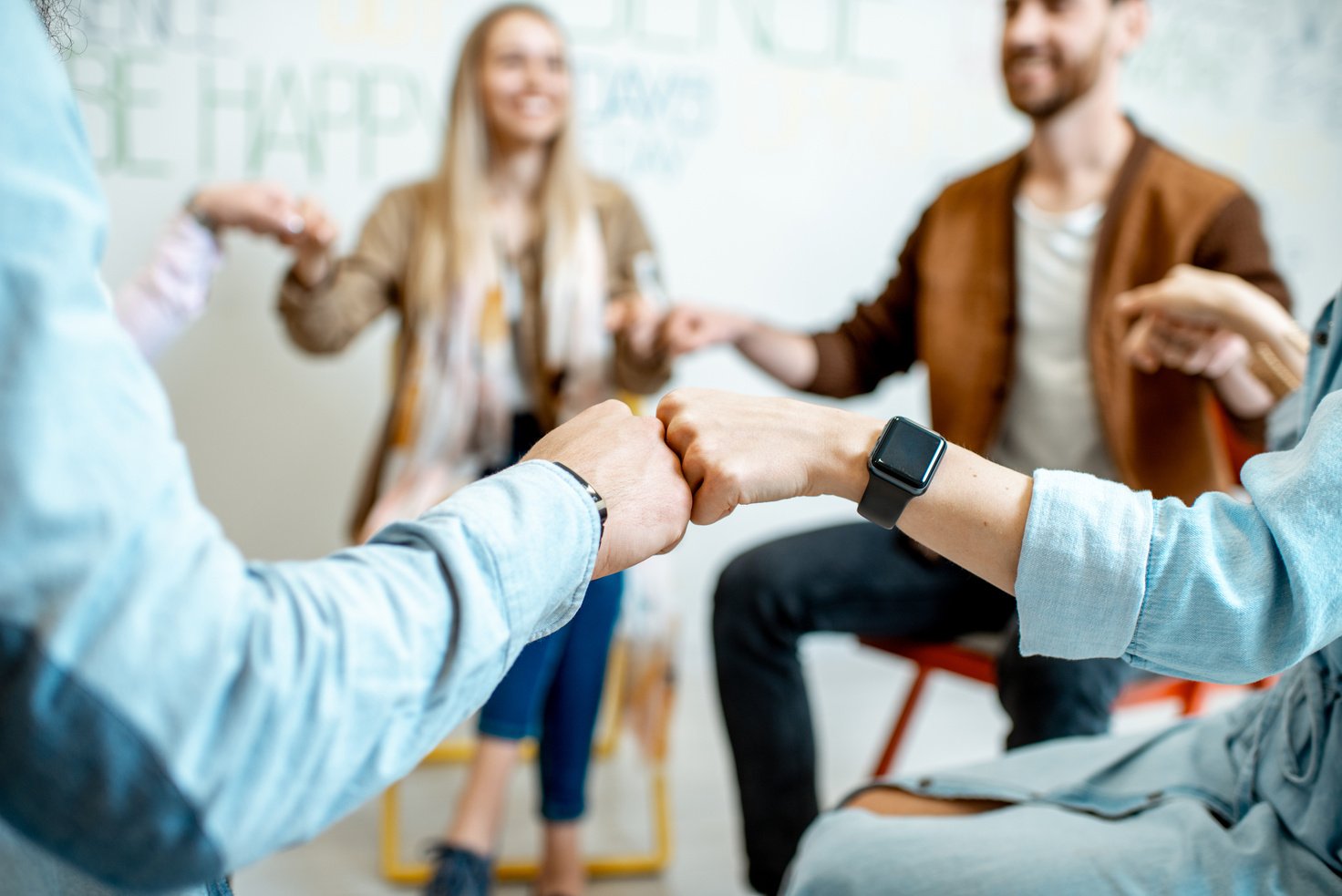 Group of People during the Psychological Therapy Indoors